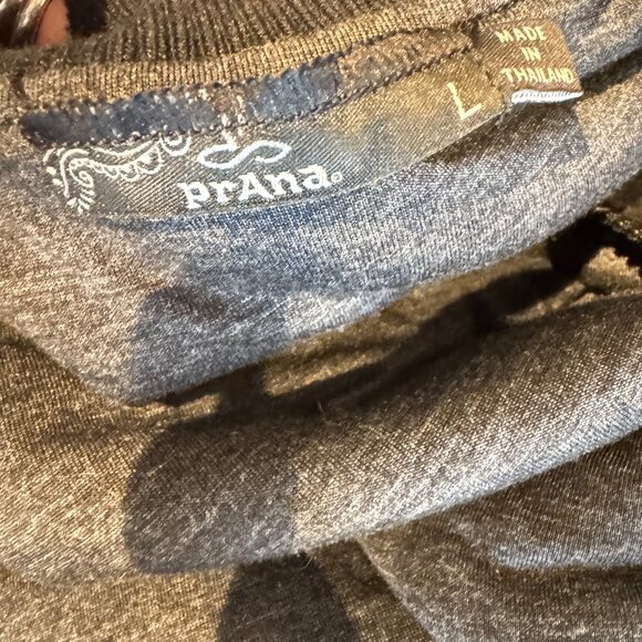 Prana Reversible Black Sherpa Style Bomber Jacket - Picture 5 of 9